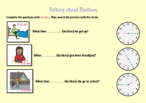 Taking about routines2