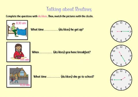 Taking about routines2