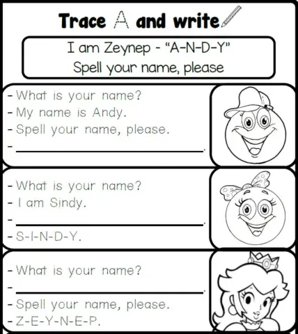 3.1. Greetings - Read and Drag