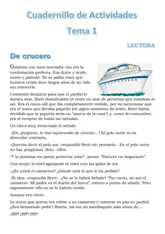 Cuadernillo lenguaje tema 1