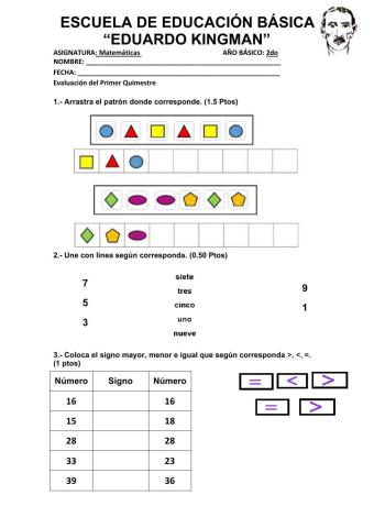 Examen del Primer Quimestre