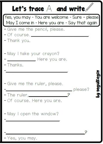 4.1. Classroom Rules - Read and Drag