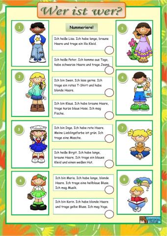 Wer ist wer?