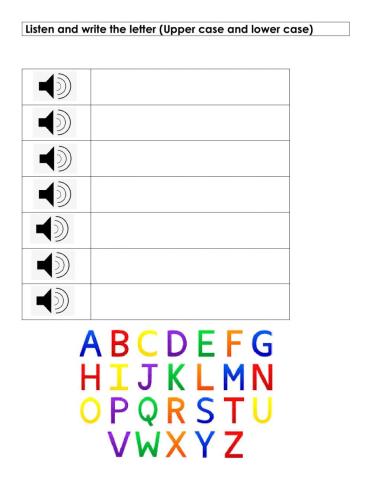 Dictation of Letters