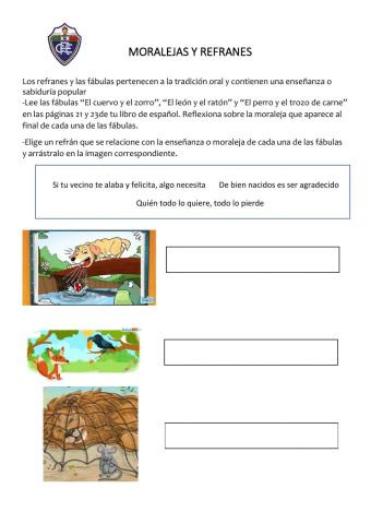 Moralejas y refranes