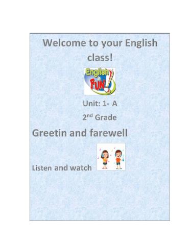 Actividad segundogrado  unidad 1- A