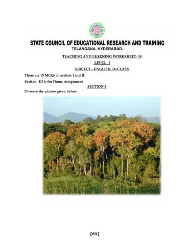 9 class level 1 worksheet 18