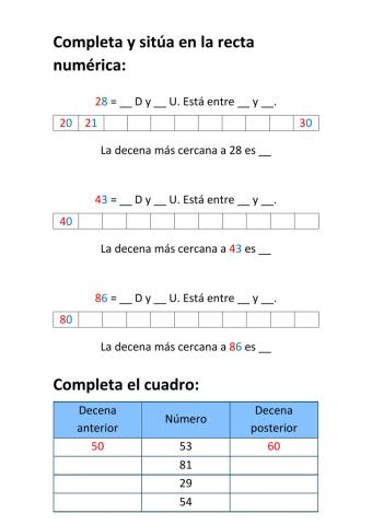 Aproxima a la decena