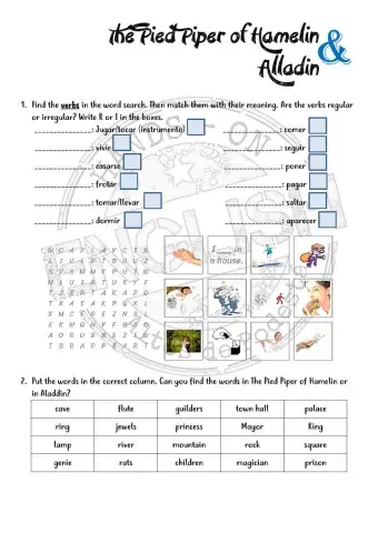 The Pied Piper and Aladdin (Project 2 OUP)
