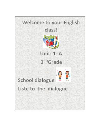 Actividad tercergrado  unidad 1 - A