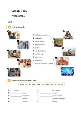 Free time activities