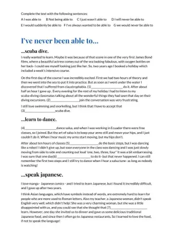 Can, could, be able to