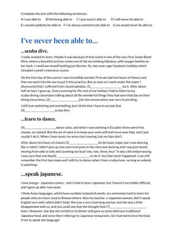 Can, could, be able to