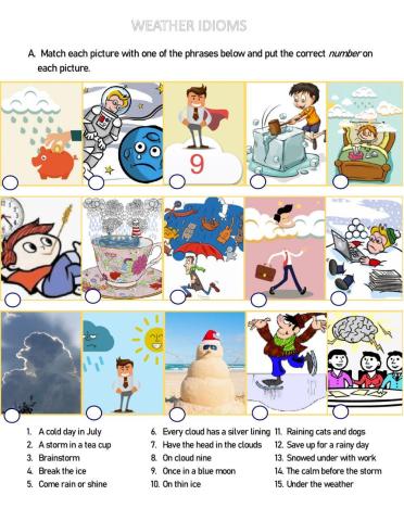 Weather Idioms