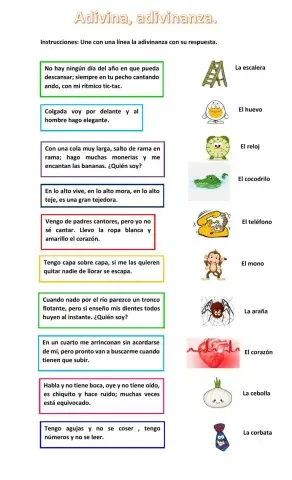 Adivina, adivinanza.