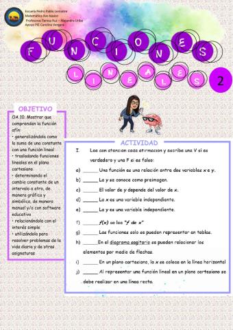 Algebra 8° unidad 2 guía2