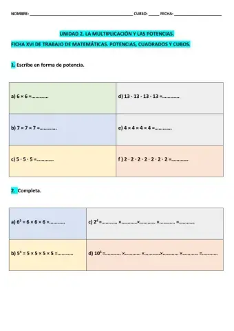 Ficha 16 t-2 mat 5º epo