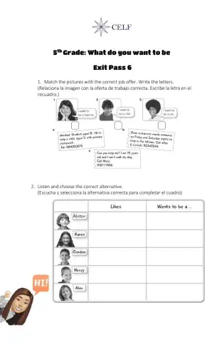 What do you want to be? 2