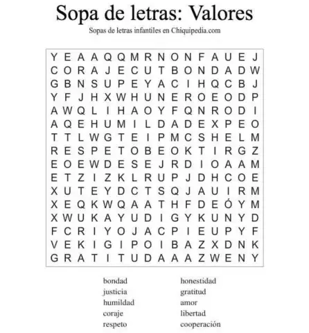 Sopa de letras