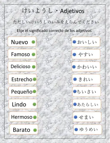 形容詞・けいようし・Adjetivos