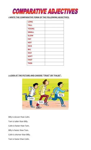 Comparative Adjectives