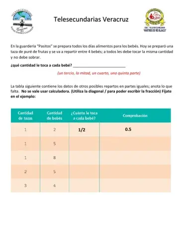 Fracciones y decimales