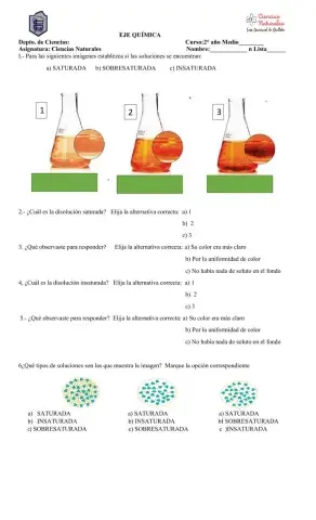 Soluciones químicas