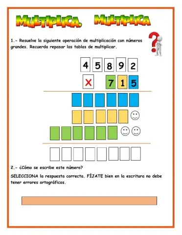 Multiplicación de números por tres dígitos.