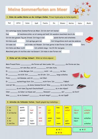 Meine Sommerferien am Meer