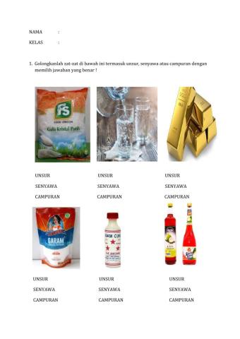 Lkpd unsur senyawa campuran 1