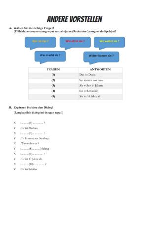 Andere vorstellen-Redemittel