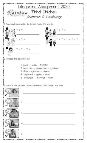 Grammar and VOcabulary