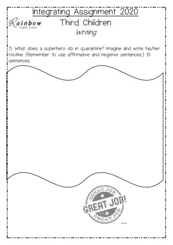 Writing 3rd children