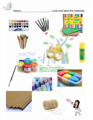 Arts and crafts materials
