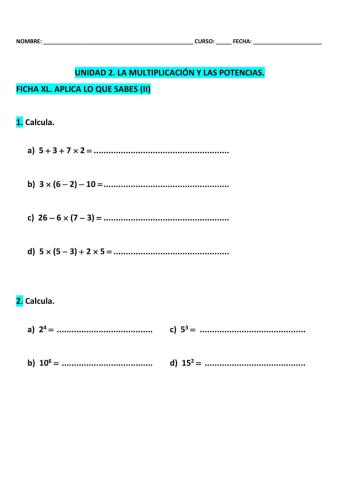Ficha 40 t-2 mat 5º epo