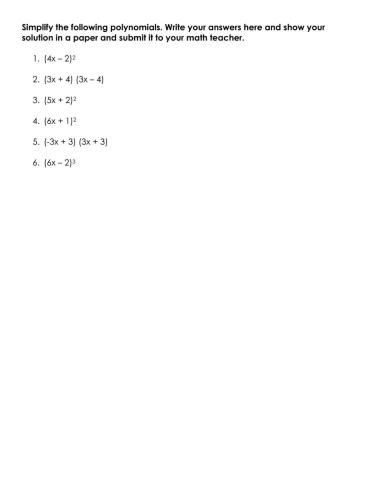 Special Product Quiz