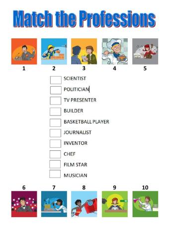 Drag and drop pofessions tiger 5 macmillan