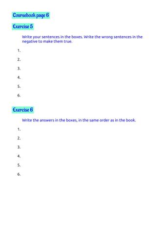 Page 6, exercises 5, 6