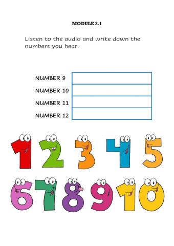 Listening - Numbers