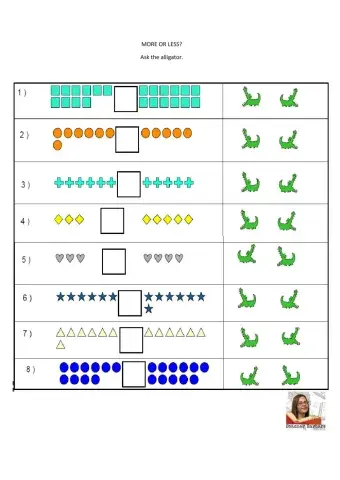 Greater than, less than