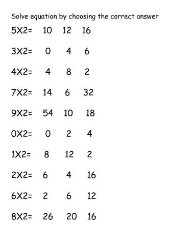 Multiplication 1