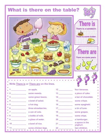 There is .... There are