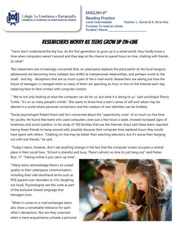 Researchers worry as teens grow up online