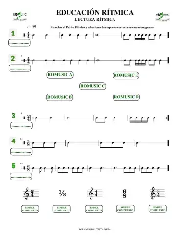 Educación Rítmica Rolo