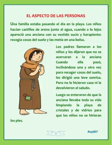 Es aspecto de las personas