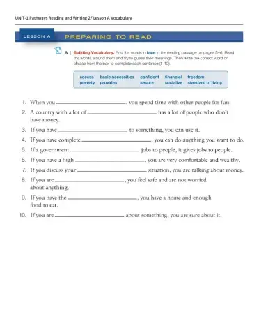 Pathways2-Reading & WritingUnit1-LessonA