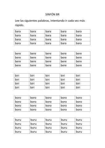 Articulación sinfones BR