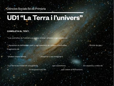 La terra i l'univers