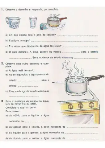 Estados Físico da Água