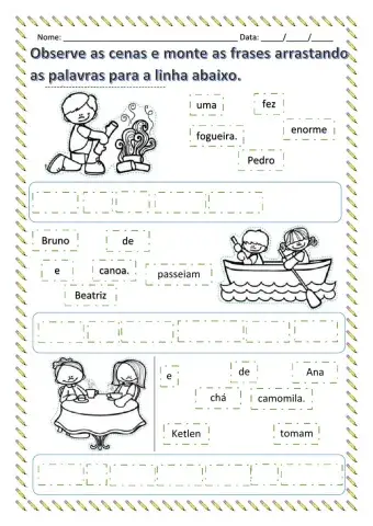 Formação e organizaçao de frases